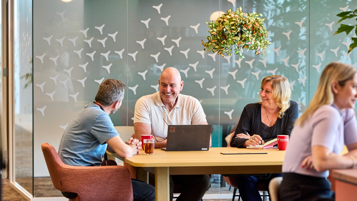 Group of Atradius employees collaborating